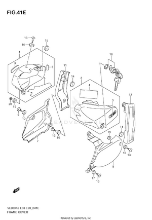 Frame Cover (model K9) Schematic