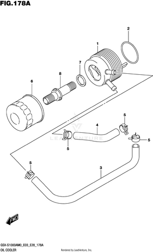 Oil Cooler Schematic