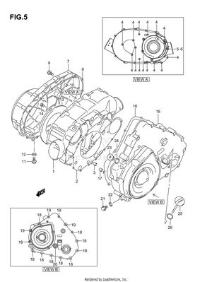 Crankcase Cover Schematic