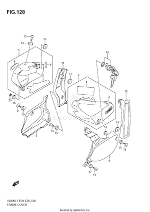 Frame Cover (vl800c E28) Schematic