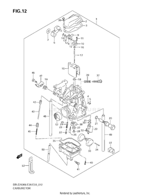 Carburetor (e28) Schematic