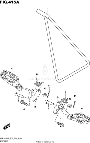 Footrest Schematic
