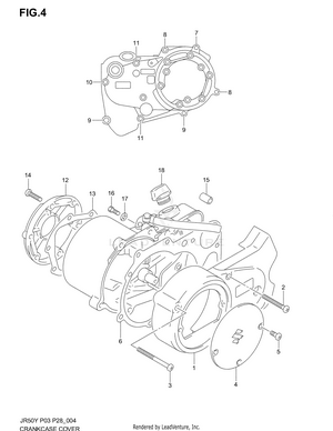 Crankcase Cover Schematic