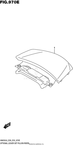 Optional (cover Set Pillion Rider) Schematic