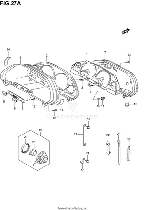 Speedometer (an400sk5/sk6) Schematic