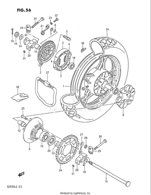 Rear Wheel Schematic