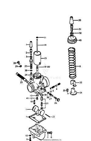 Carburetor (marked : 31015) Schematic
