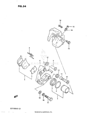 Front Calipers Schematic
