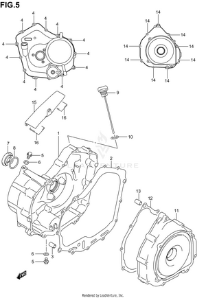 Crankcase Cover Schematic