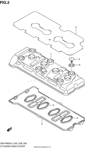 Cylinder Head Cover Schematic