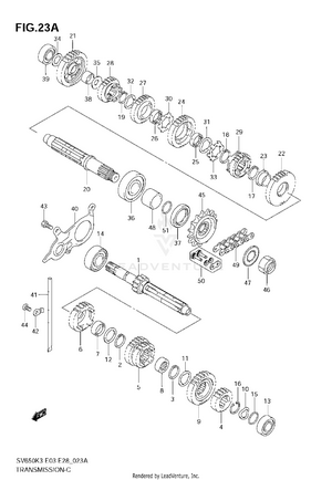 Transmission (model K4/k5/k6/k7) Schematic