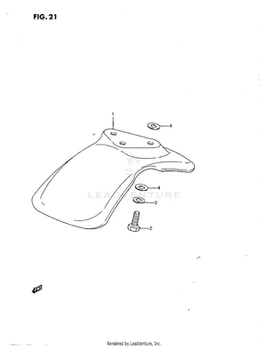 Front Fender Schematic