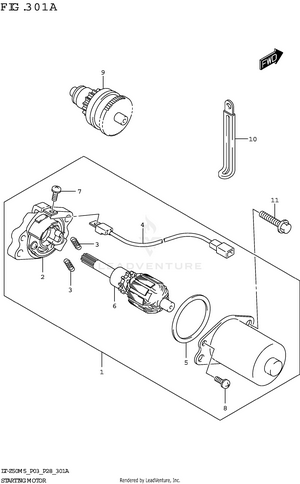 Starting Motor Schematic