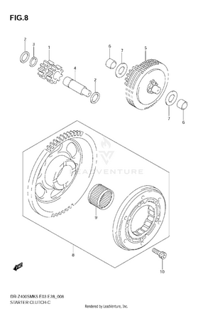 Starter Clutch Schematic