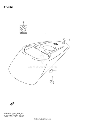 Fuel Tank Front Cover Schematic