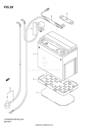 Battery (model K8/k9) Schematic