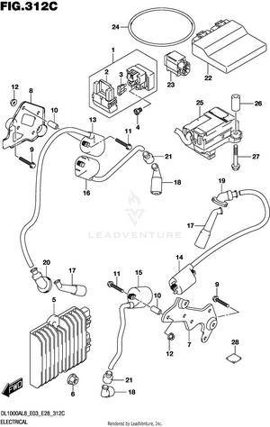 Electrical (dl1000al8 E33) Schematic