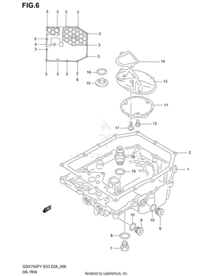 Oil Pan Schematic