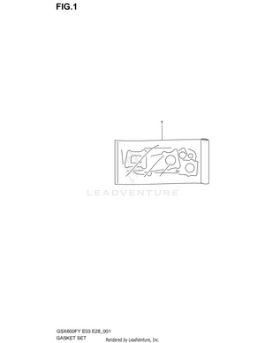 Gasket Set Schematic