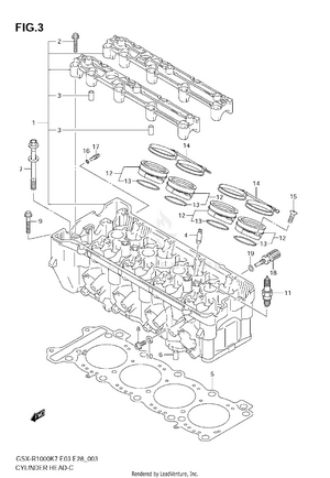 Cylinder Head Schematic
