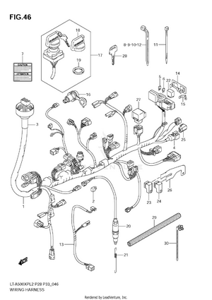 Wiring Harness (lt-a500xpl2 E28) Schematic