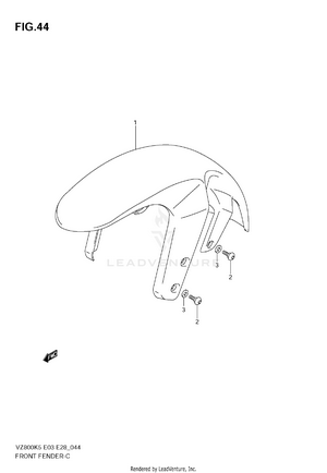 Front Fender Schematic