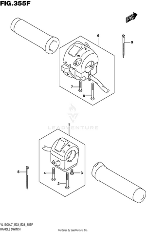 Handle Switch (vl1500tl7 E28) Schematic