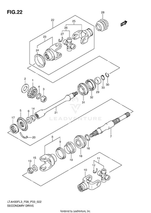 Secondary Drive Schematic