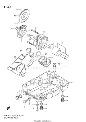 Oil Pan/oil Pump Schematic