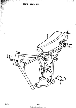 Frame - Seat Schematic