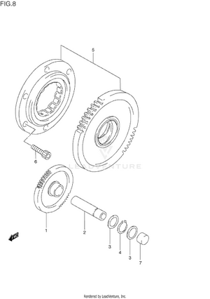 Starter Clutch Schematic