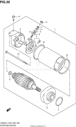 Starting Motor Schematic