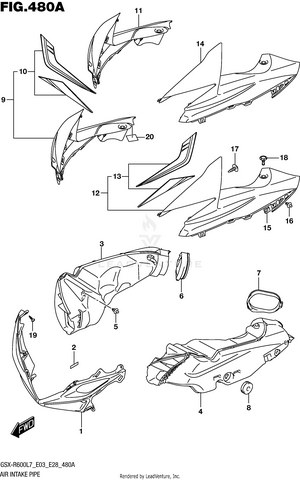 Air Intake Pipe Schematic