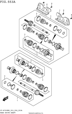 Rear Drive Shaft Schematic