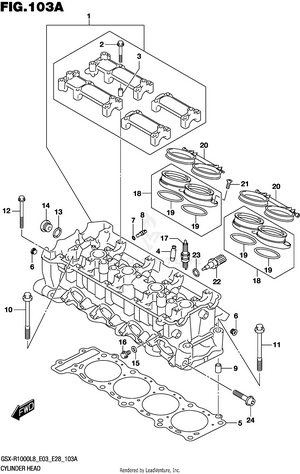 Cylinder Head Schematic