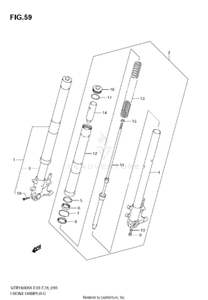 Front Damper (vzr1800k6/k7) Schematic