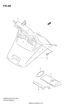 Rear Fender Schematic