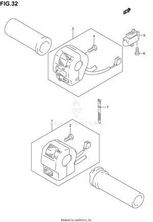 Handle Switch (model K1/k2/k3) Schematic