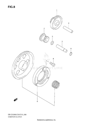 Starter Clutch Schematic