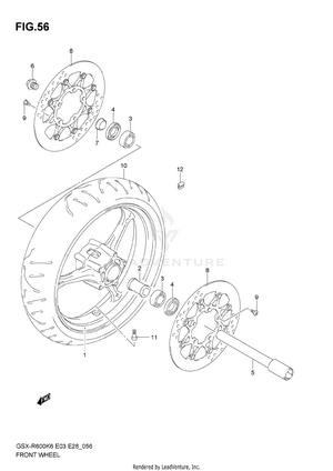 Front Wheel Schematic