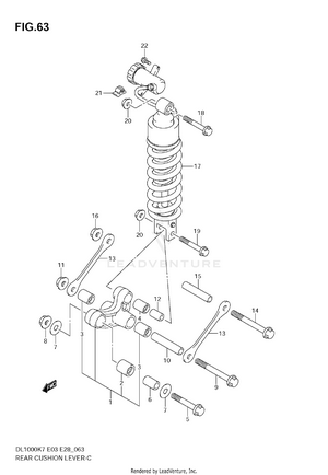 Rear Cushion Lever Schematic