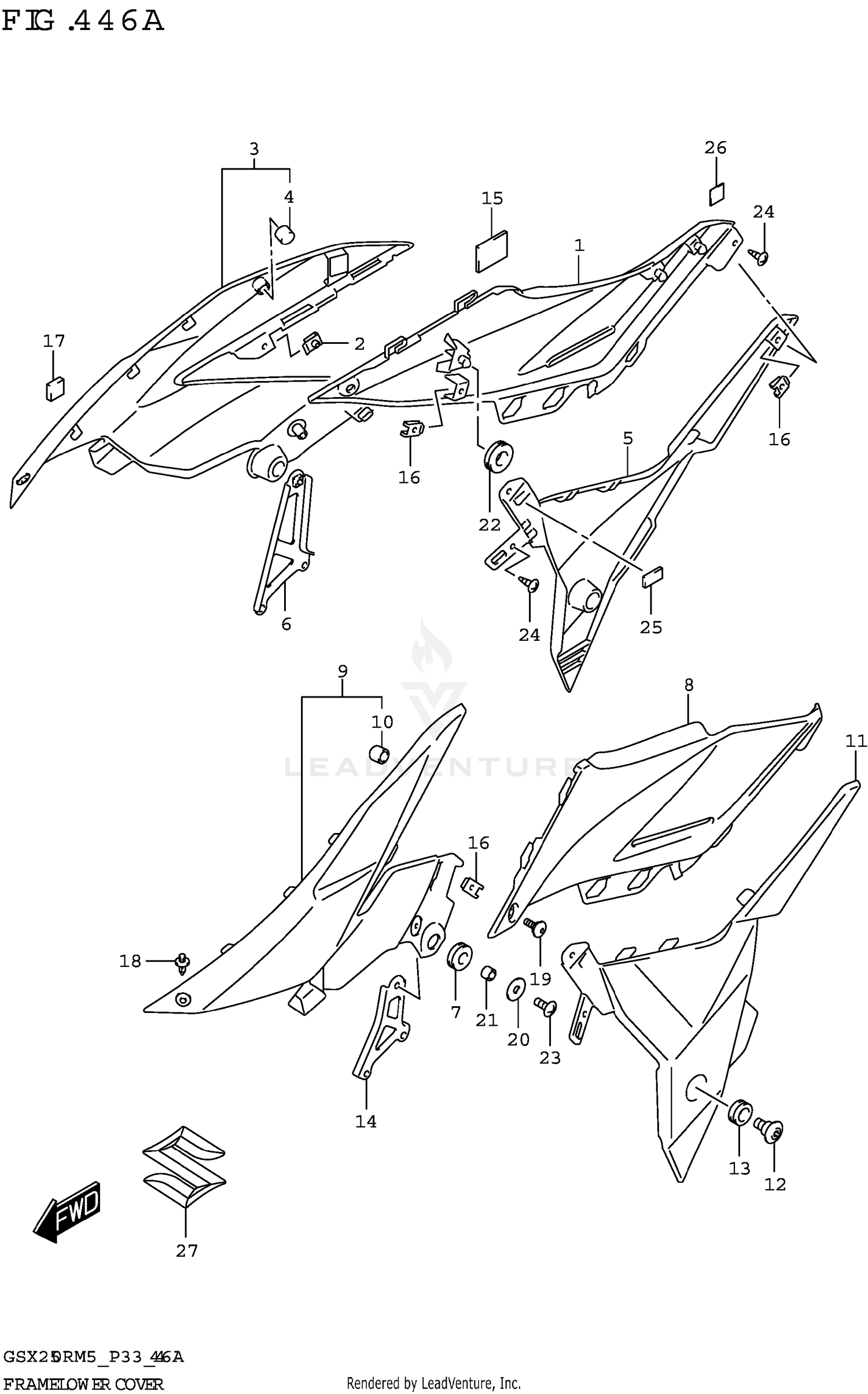 FRAME LOWER COVER