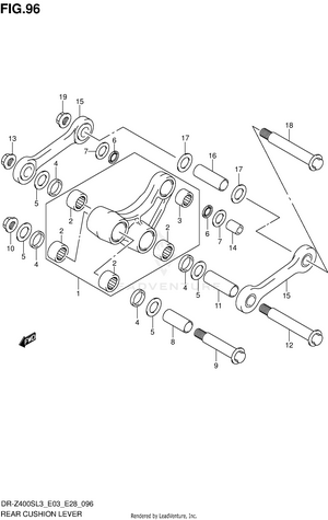 Rear Cushion Lever Schematic
