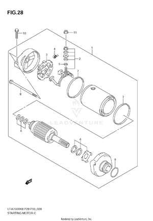 Starting Motor Schematic