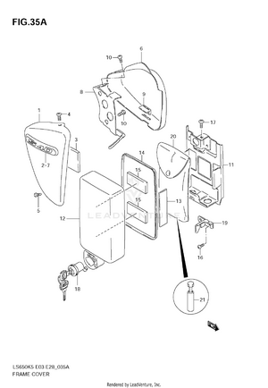 Frame Cover (model K9) Schematic