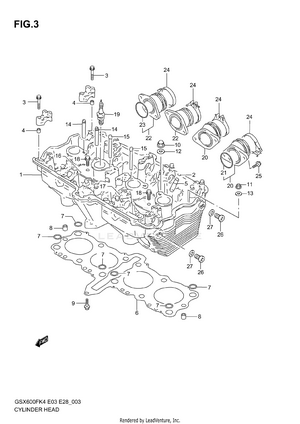Cylinder Head Schematic