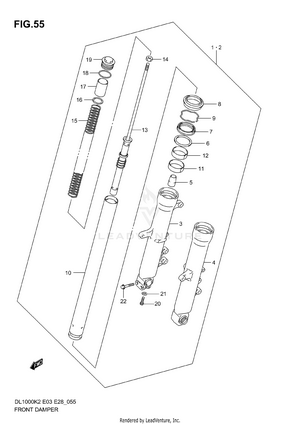 Front Damper (model K2) Schematic
