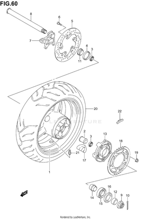 Rear Wheel Schematic