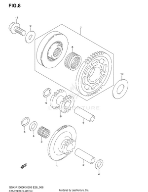 Starter Clutch Schematic