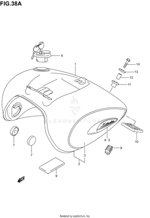 Fuel Tank (model K2) Schematic